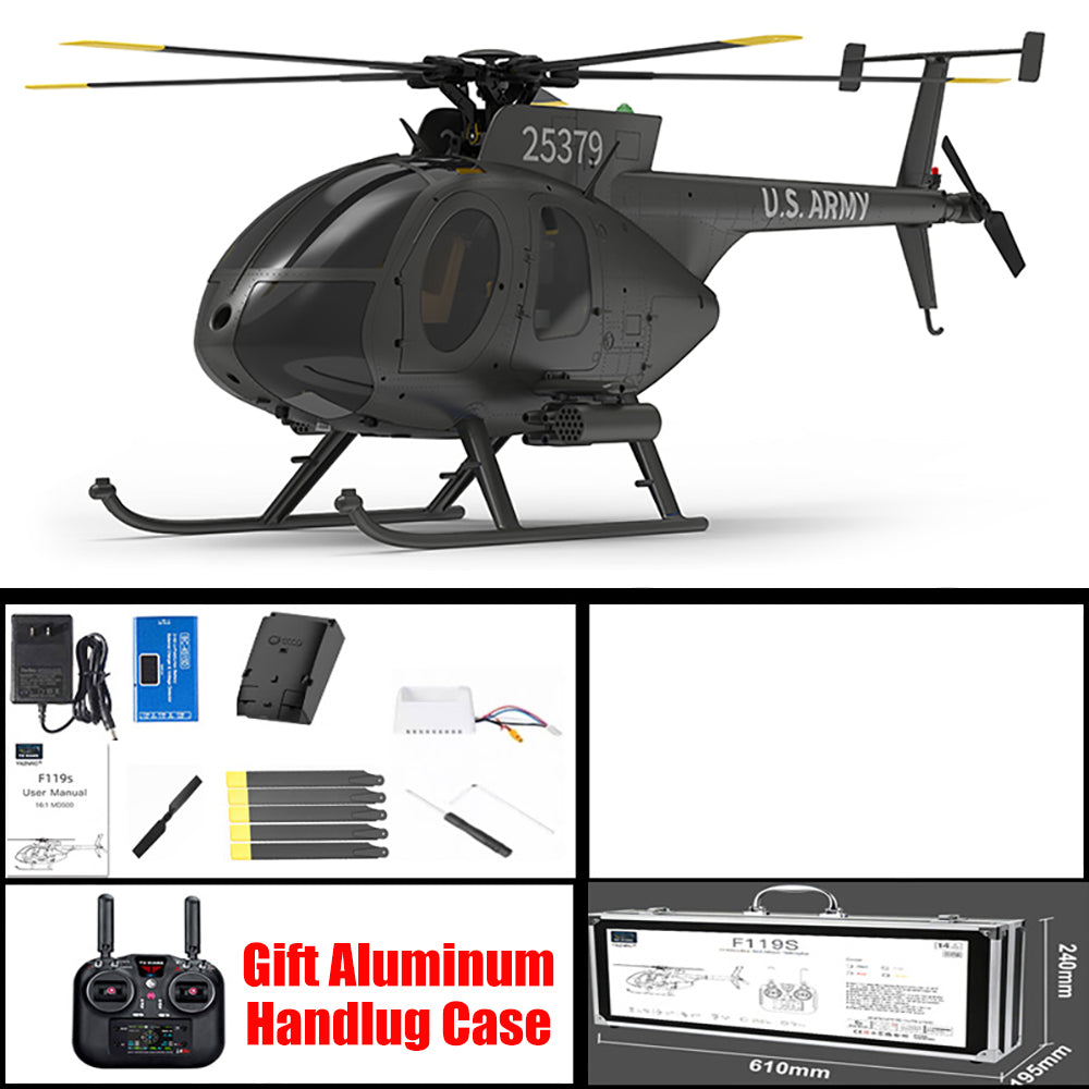 YUXIANG F119S MD-500 Bird Helicopter GPS Altitude Hold Optical Flow Positioning Radar Brushless 3D Stunt RC Helicopter