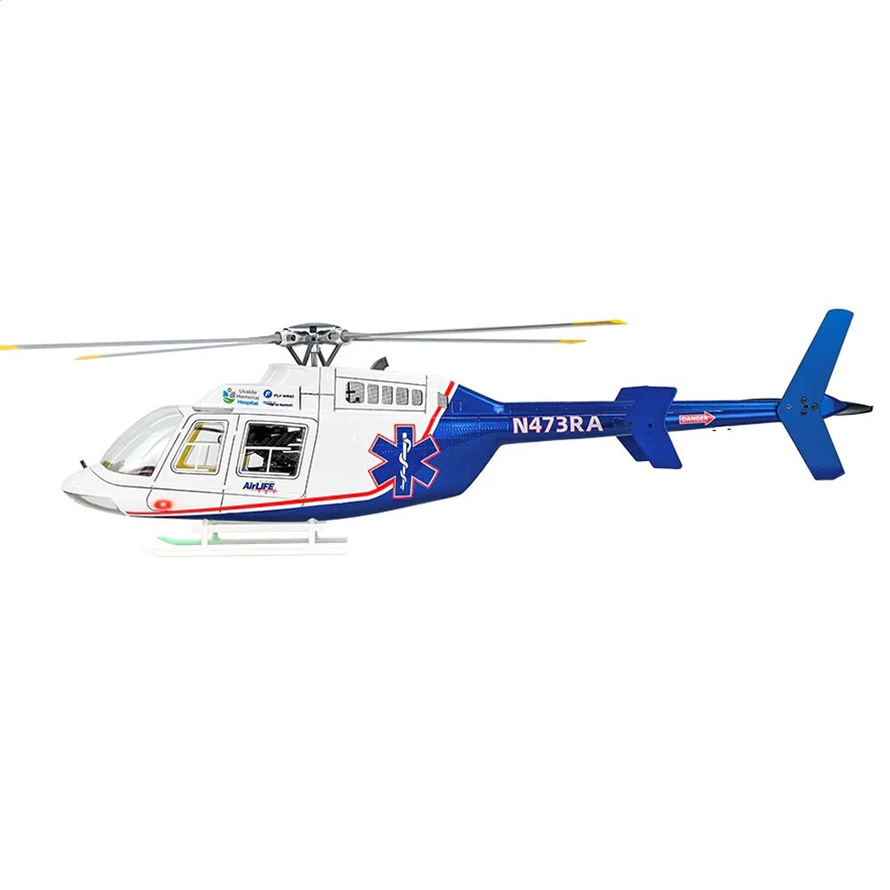FLYWING Bell407 407 Scale RC Helicopter ACE Flight Control 6CH GPS Helicopter LED Light RTF