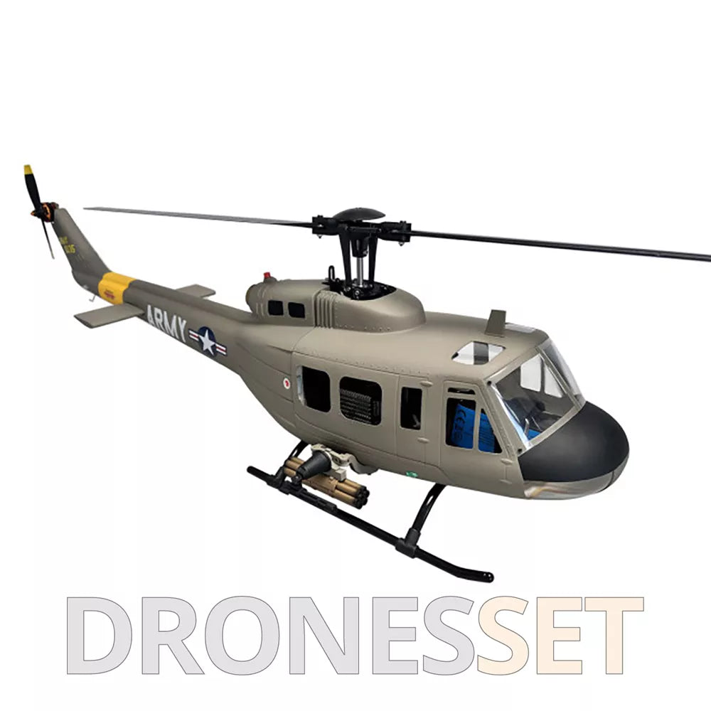 ROBAN 470 Class UH-1D RC Helicopter GPS X2 Flight Control System LED Lighting System PNP/RTF Version Helicopter