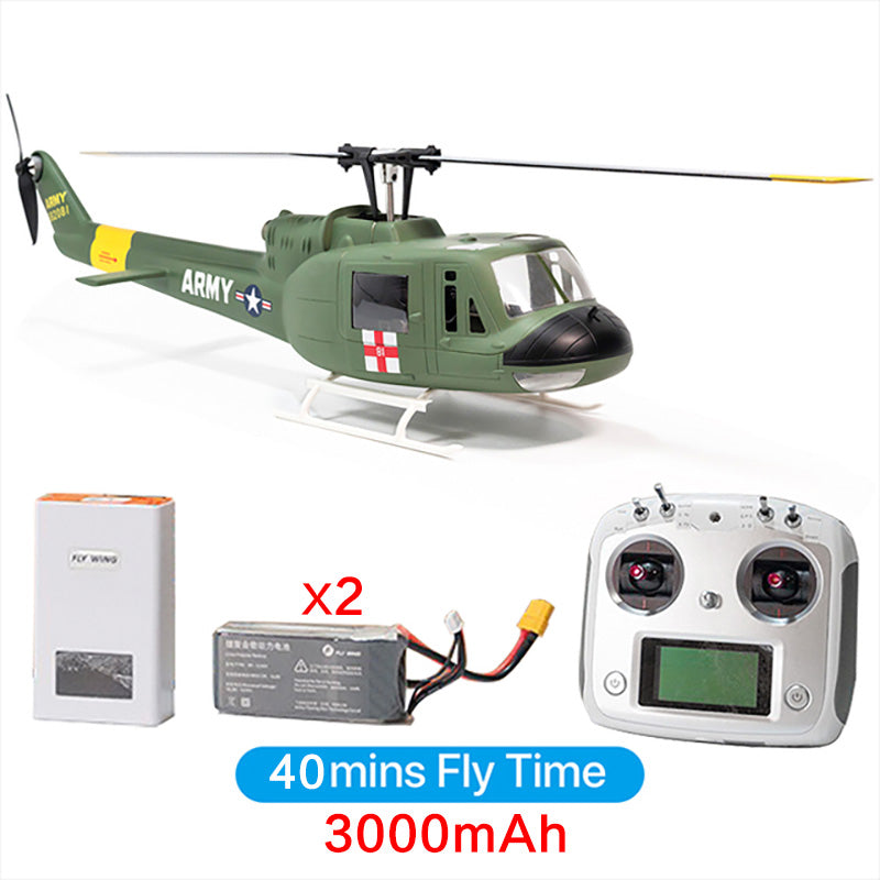 FLY WING UH-1 V3 Upgrade Version Class 470 6CH Brushless GPS Fixed Point Altitude Hold RC Helicopter PNP/RTF H1 Flight Controller