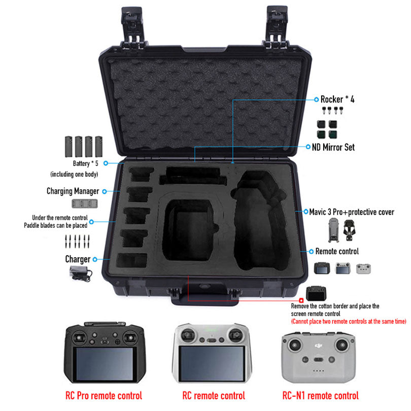 DJI Mavic 3 Pro explosion proof case storage bag waterproof box drone bag DJI accessories