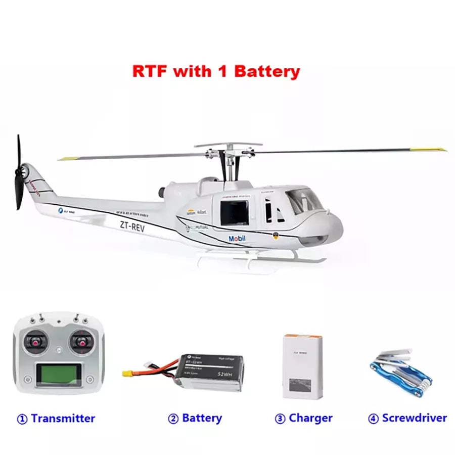 FLYWING UH1 V4 Upgrade Version Class 450L 6CH Brushless GPS Stabilized Altitude Hold RC Helicopter PNP/RTF H1 Flight Controller