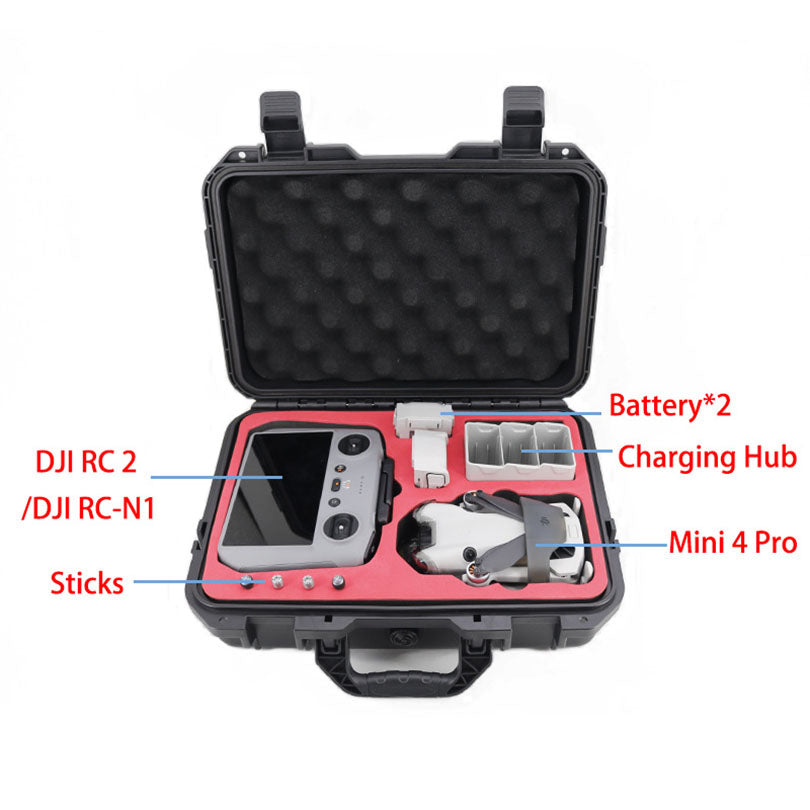 Drone storage bag explosion proof case for DJI Mini 4 Pro drone quadcopter