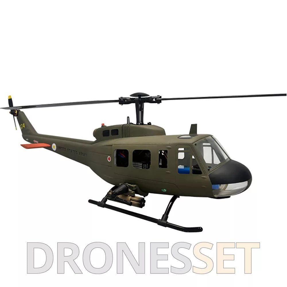ROBAN 470 Class UH-1D RC Helicopter GPS X2 Flight Control System LED Lighting System PNP/RTF Version Helicopter
