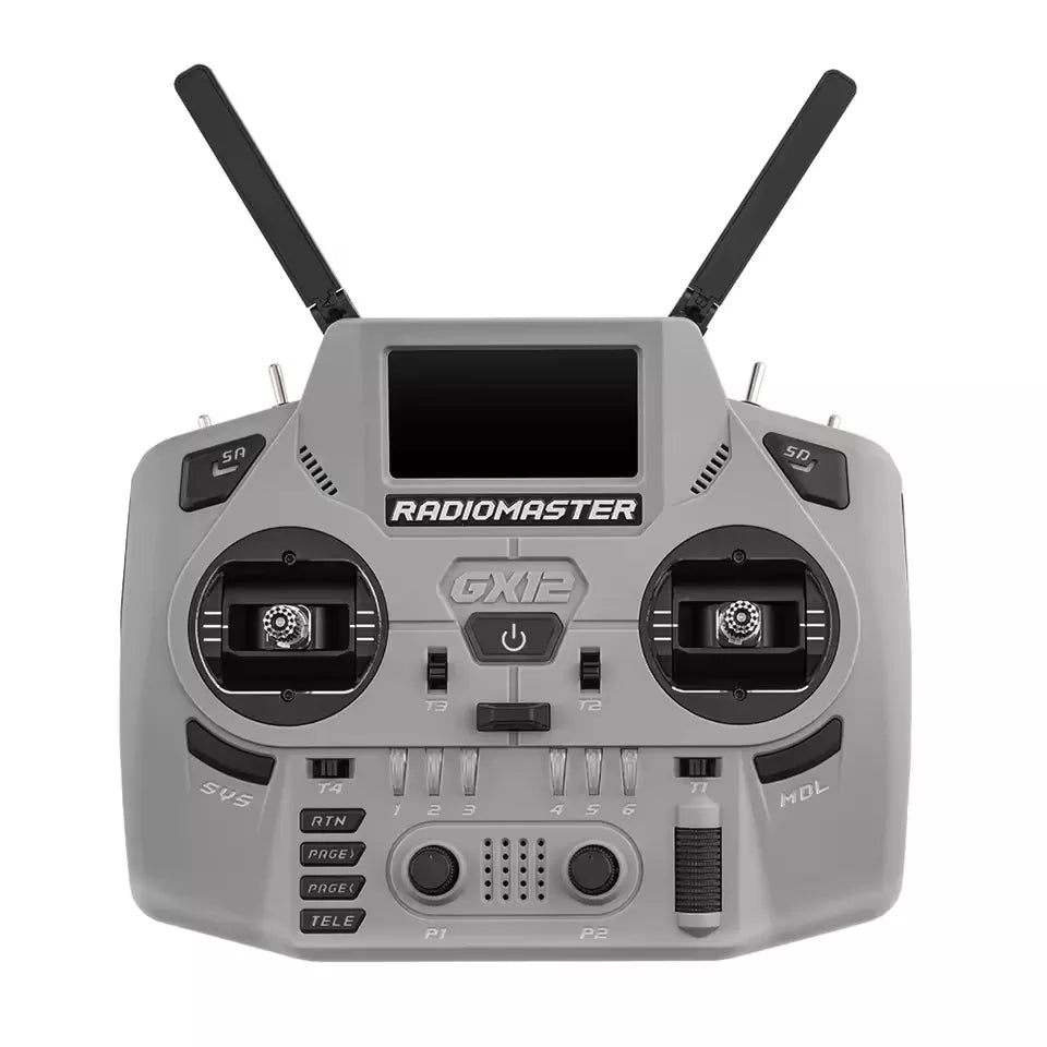 Radiomaster GX12 Crush 1000HZ 3D Digital CNC Hall Gimbal Dual Band Antenna Gemini XROSSBAND EXpressLRS Dopamine Radio Controller