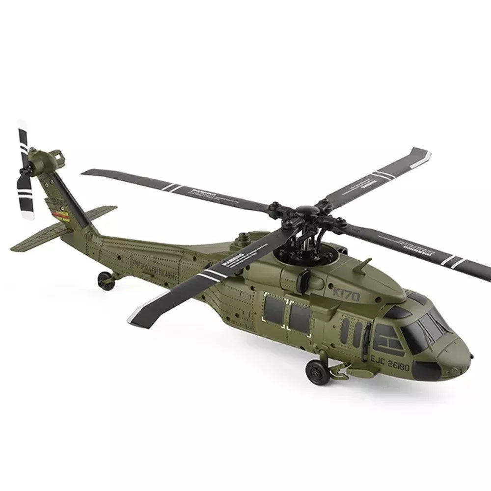 Wltoys K170 Black Hawk UH-60L RC Helicopter 4CH Four Propeller Simulation Brushless Fixed Height Helicopter