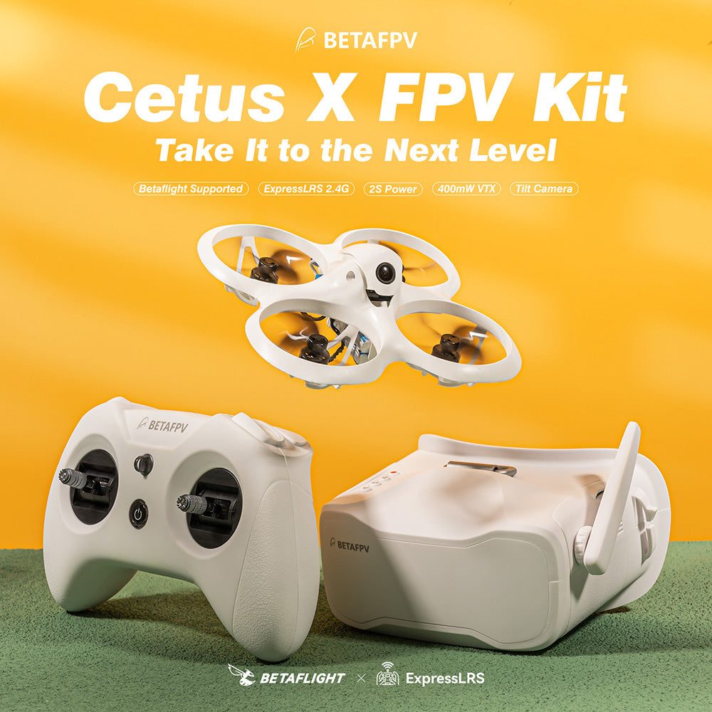 BETAFPV Cetus X FPV Kit Brushless FPV Drone ELRS 2.4G / Frsky FC Indoor Racing FPV Quadcopter