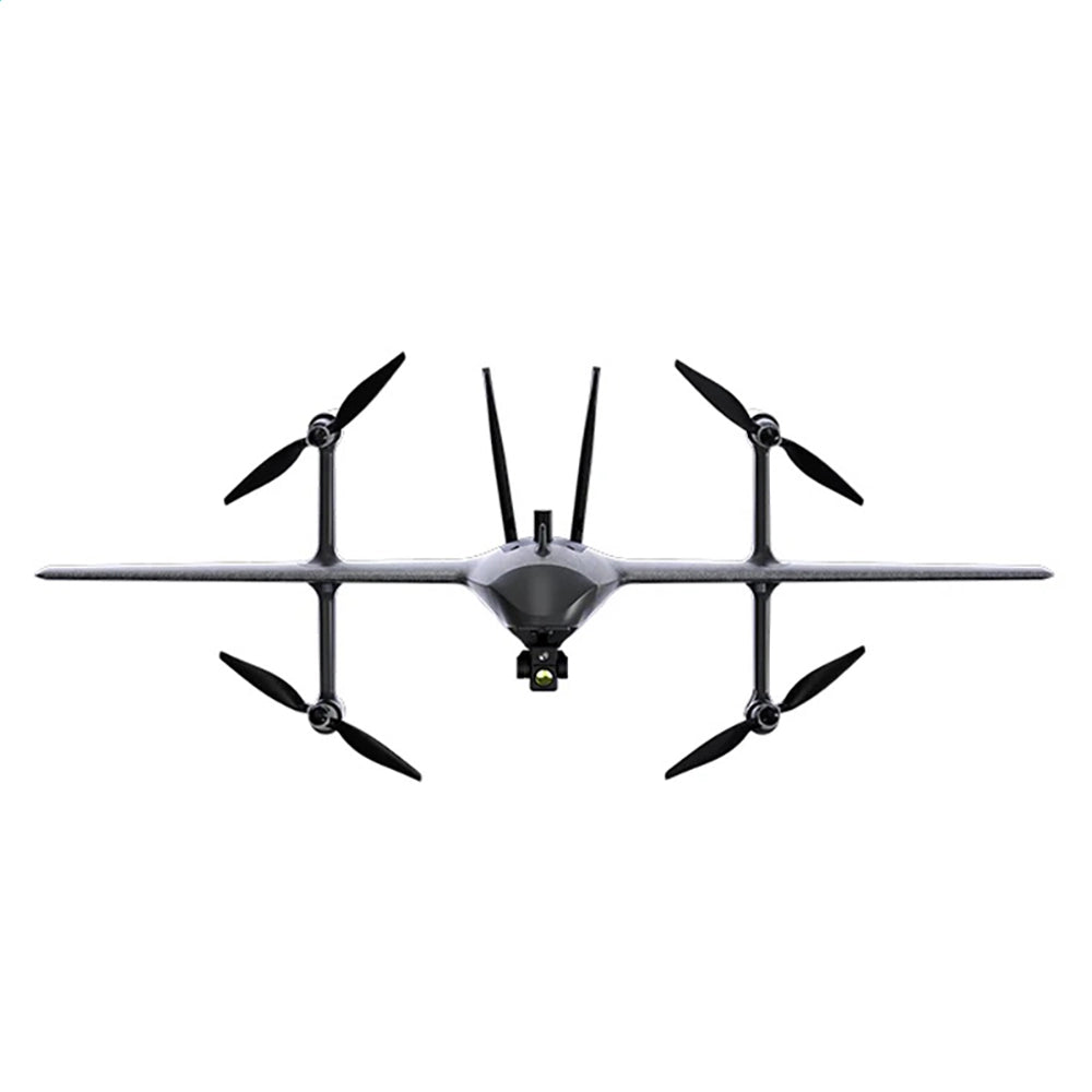 HEQUVA SWAN VOYAGER K8T-V2 VTOL Fixed Wing UAV 4K Thermal Imaging Drone AI Tracking 60Min Flight 15KM Video Transmission