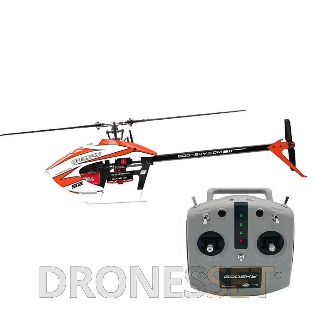 GOOSKY S2 Max RC Helicopter 3D 6CH Flybarless Dual Brushless Motor Direct-Drive BNF/RTF Helicopter