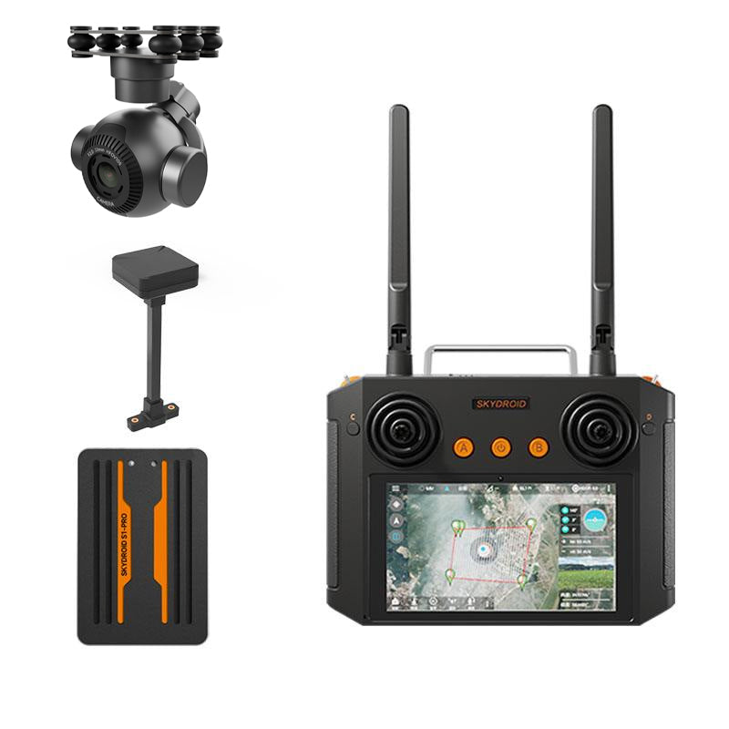 Skydroid S1 PRO Autonomous Control System with H12 Remote Controller 1080P Digital Video Transmission and RTK Navigation