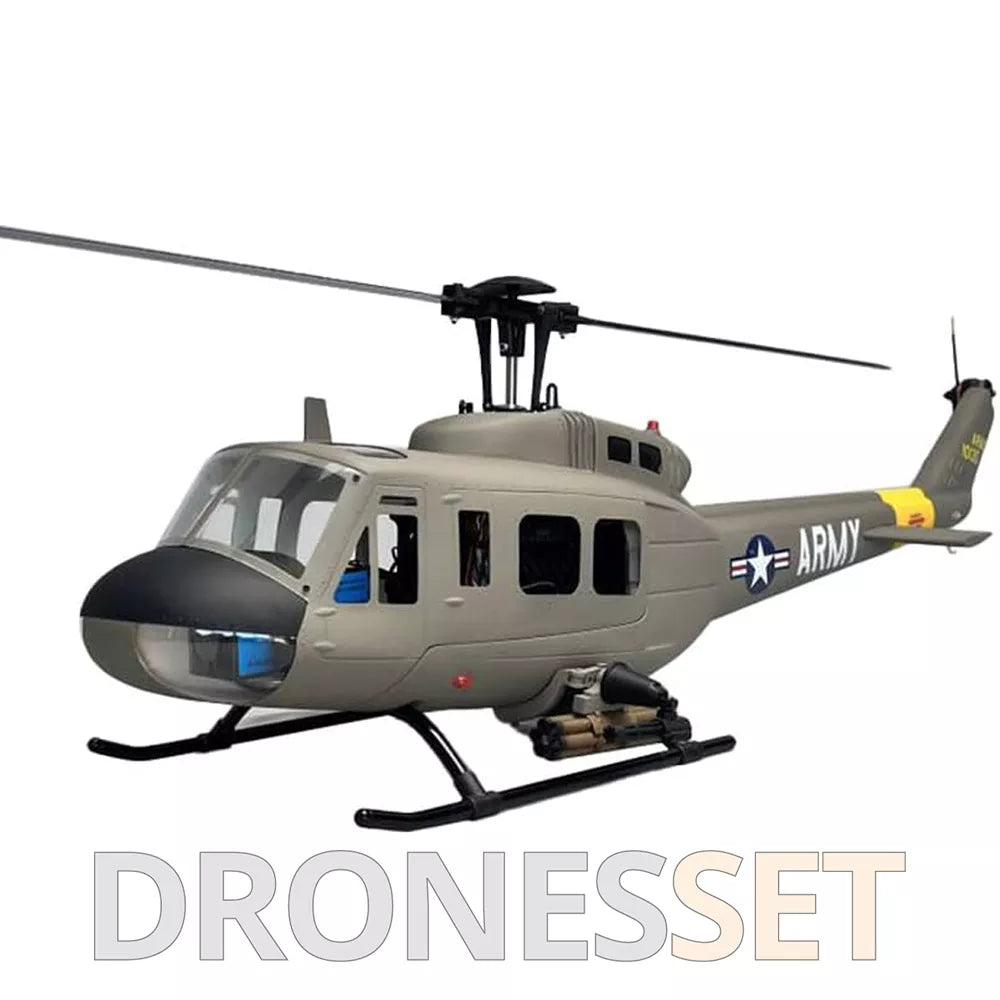 ROBAN 470 Class UH-1D RC Helicopter GPS X2 Flight Control System LED Lighting System PNP/RTF Version Helicopter