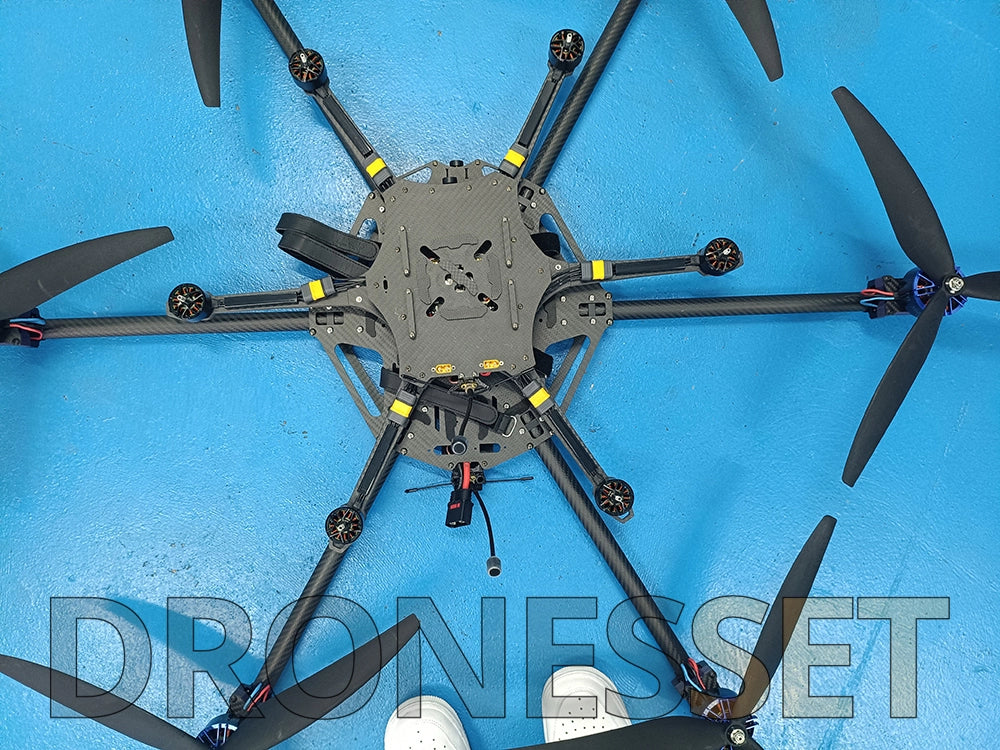 18 inch 6 Axis FPV Drone 15-20kg payload with 5.8G 3W VTX F722 Flying Tower 10-20KM Long Distance Drone Kit