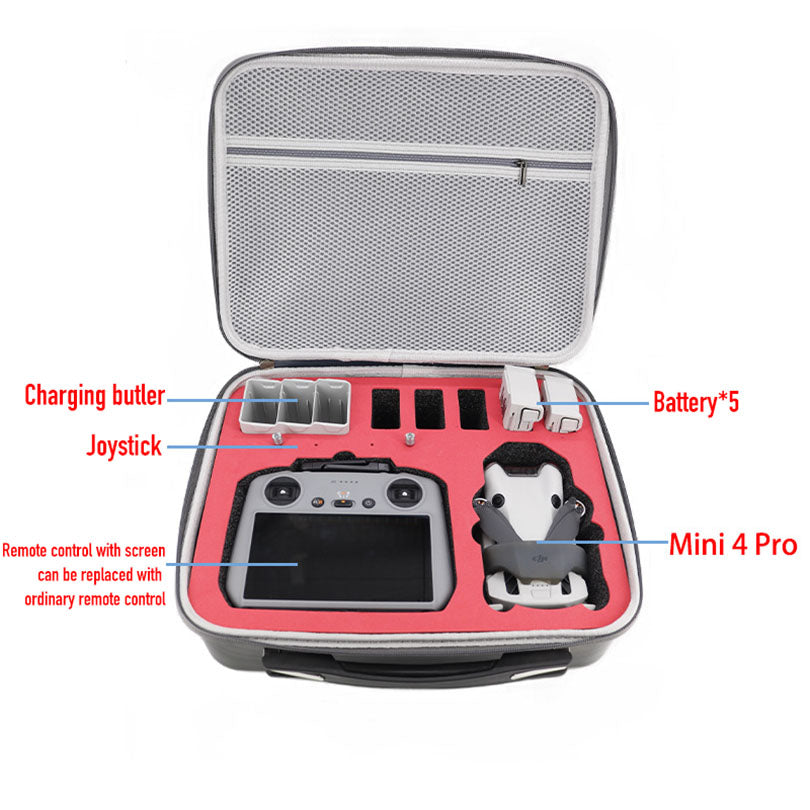 Drone Storage bag Suitcase for DJI Mini4 Pro drone quadcopter