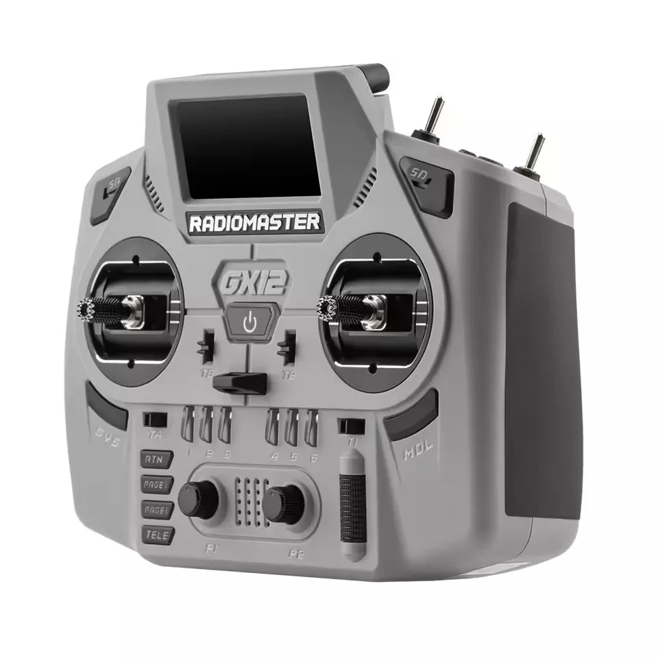 Radiomaster GX12 Crush 1000HZ 3D Digital CNC Hall Gimbal Dual Band Antenna Gemini XROSSBAND EXpressLRS Dopamine Radio Controller