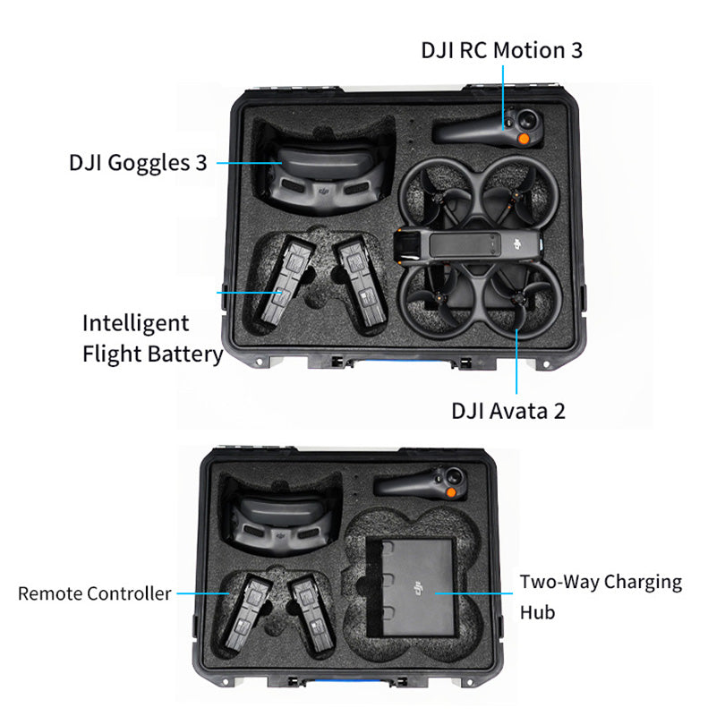 DJI Avata2 FPV drone storage bag explosion proof case quadcopter waterproof box