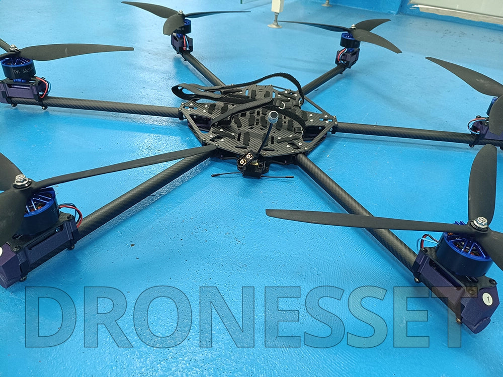 18 inch 6 Axis FPV Drone 15-20kg payload with 5.8G 3W VTX F722 Flying Tower 10-20KM Long Distance Drone Kit