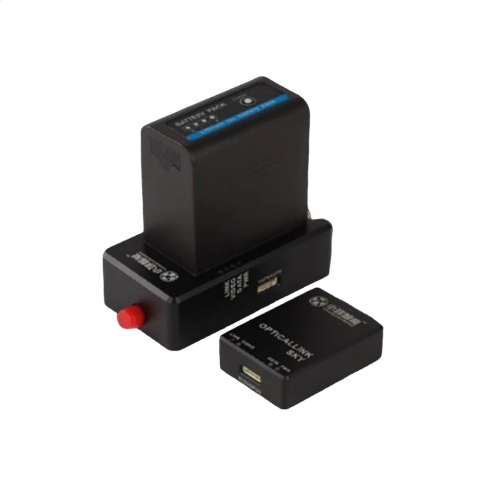 FPV Drone Fiber Optic Image Data Transmission System 5–60km OpticalLink SKY/GBD Ground Receiver Airborne Fiber Optic Relay Extender Module