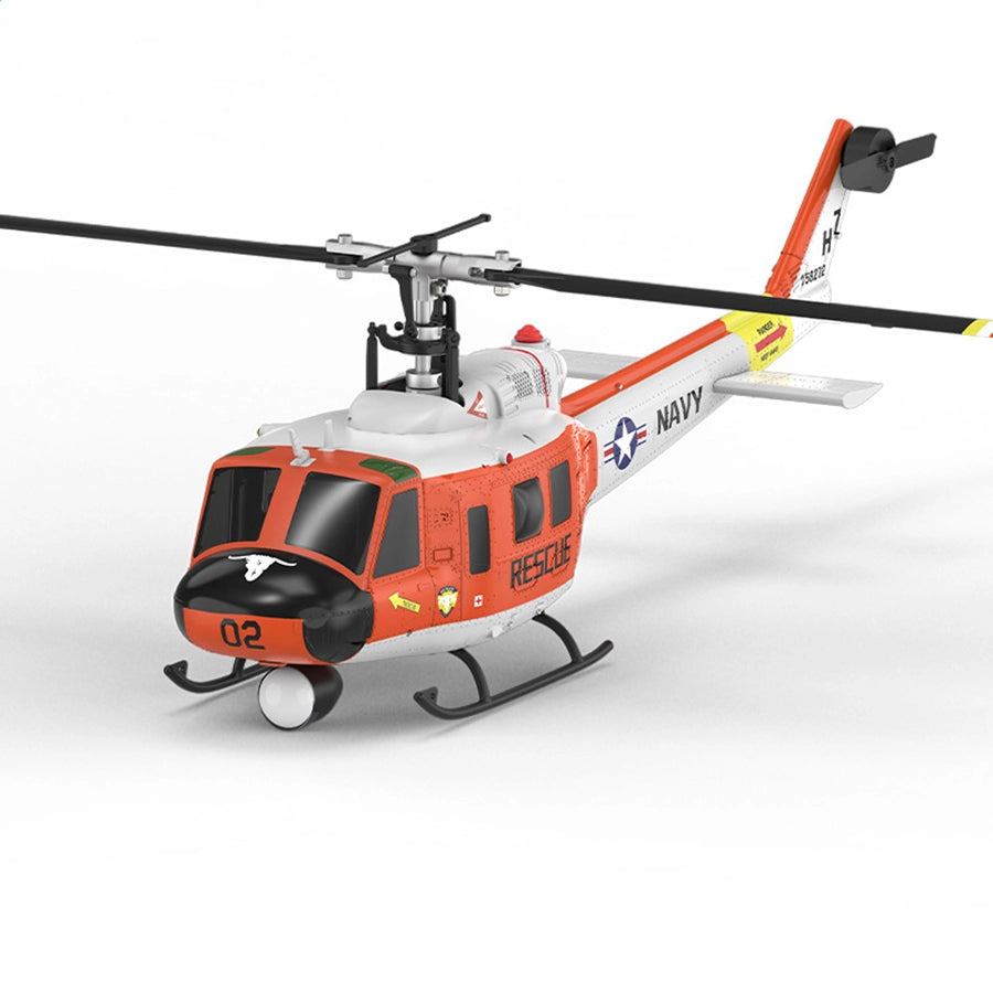 YUXIANG F07H Huey UH-1D NAVY Rescue Scale RC Helicopter GPS Optical Flow Positioning Intelligent Altitude Hold Helicopter