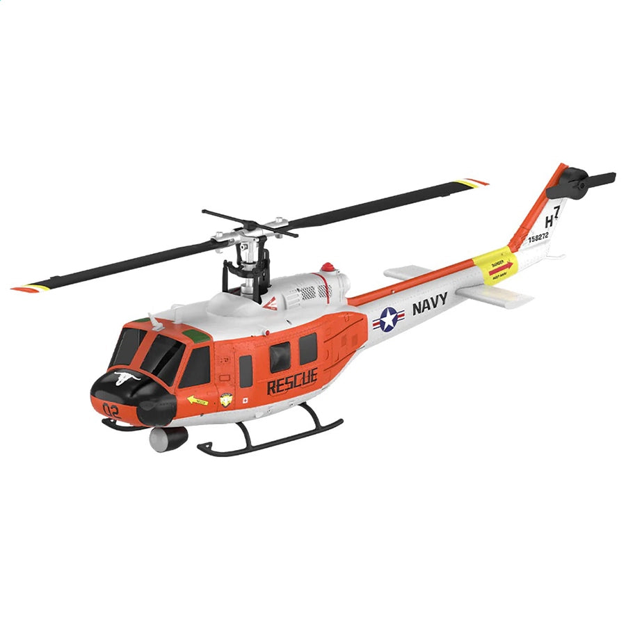YUXIANG F07H Huey UH-1D NAVY Rescue Scale RC Helicopter GPS Optical Flow Positioning Intelligent Altitude Hold Helicopter
