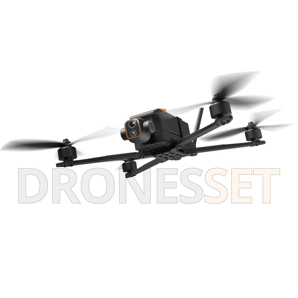 MX330T FPV Drone 10inch Dual-light 2K Camera Thermal Imaging Drone 20KM GPS 3KG Payload RTK AI Tracking Folding Quadcopter