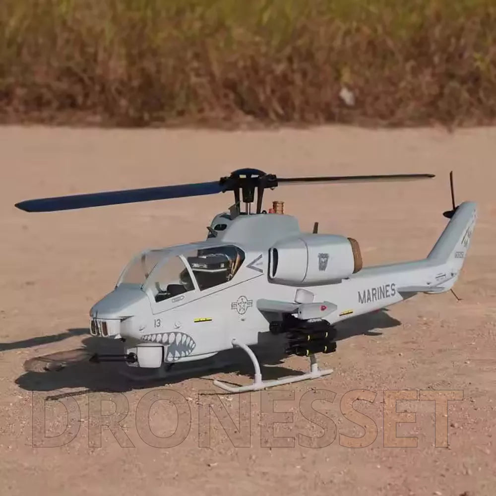 ROBAN 470 AH-1 Cobra Scale Helicopter Missile/LED Light GPS Stabilized 2-Blade PNP/RTF Version RC Helicopter