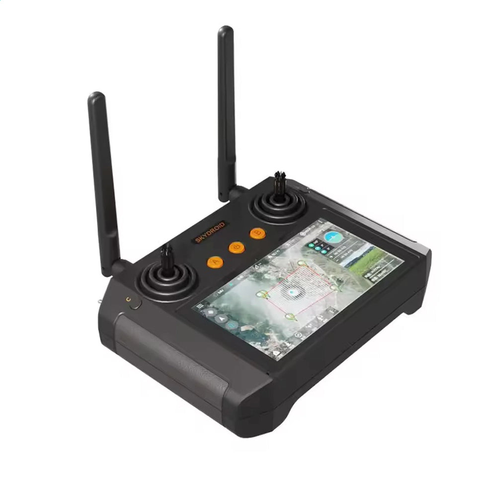 Skydroid H12 Pro Smart Drone Controller with 10KM HD Video Transmission & 3-Axis Gimbal Camera for UAV and FPV Drones