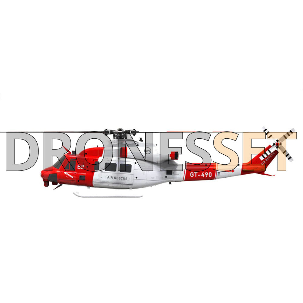 GOOSKY E2 UH-1Y VENOM RC Helicopter GPS 1:35 Air Rescue Aircraft Model Helicopter