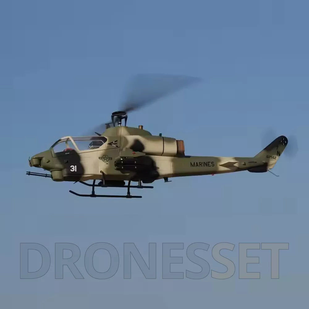 ROBAN 470 AH-1 Cobra Scale Helicopter Missile/LED Light GPS Stabilized 2-Blade PNP/RTF Version RC Helicopter