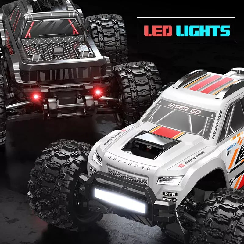 MJX Hyper Go 10208 BigFoot Monster 4WD RC Car 1/10 80km/h High-Speed All-Terrain RC Truck