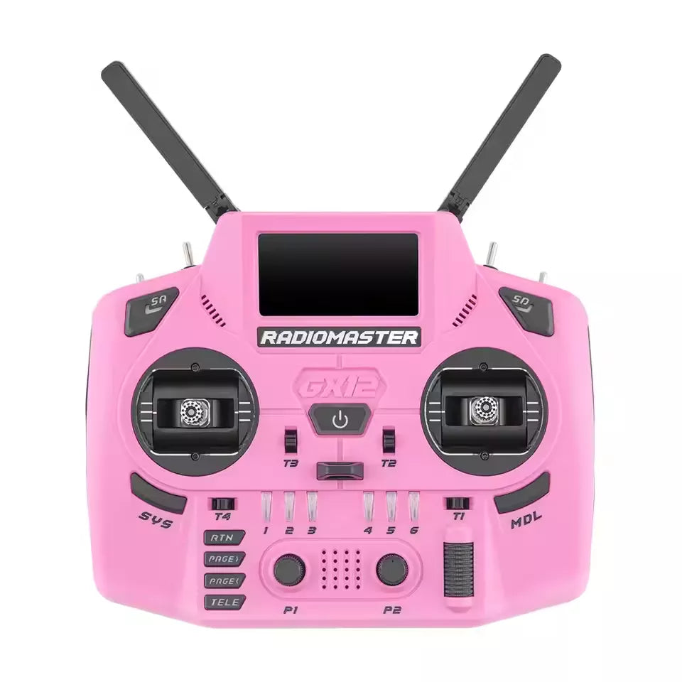 Radiomaster GX12 Crush 1000HZ 3D Digital CNC Hall Gimbal Dual Band Antenna Gemini XROSSBAND EXpressLRS Dopamine Radio Controller
