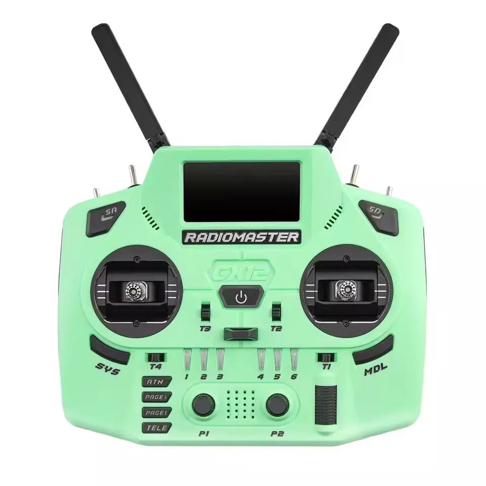 Radiomaster GX12 Crush 1000HZ 3D Digital CNC Hall Gimbal Dual Band Antenna Gemini XROSSBAND EXpressLRS Dopamine Radio Controller