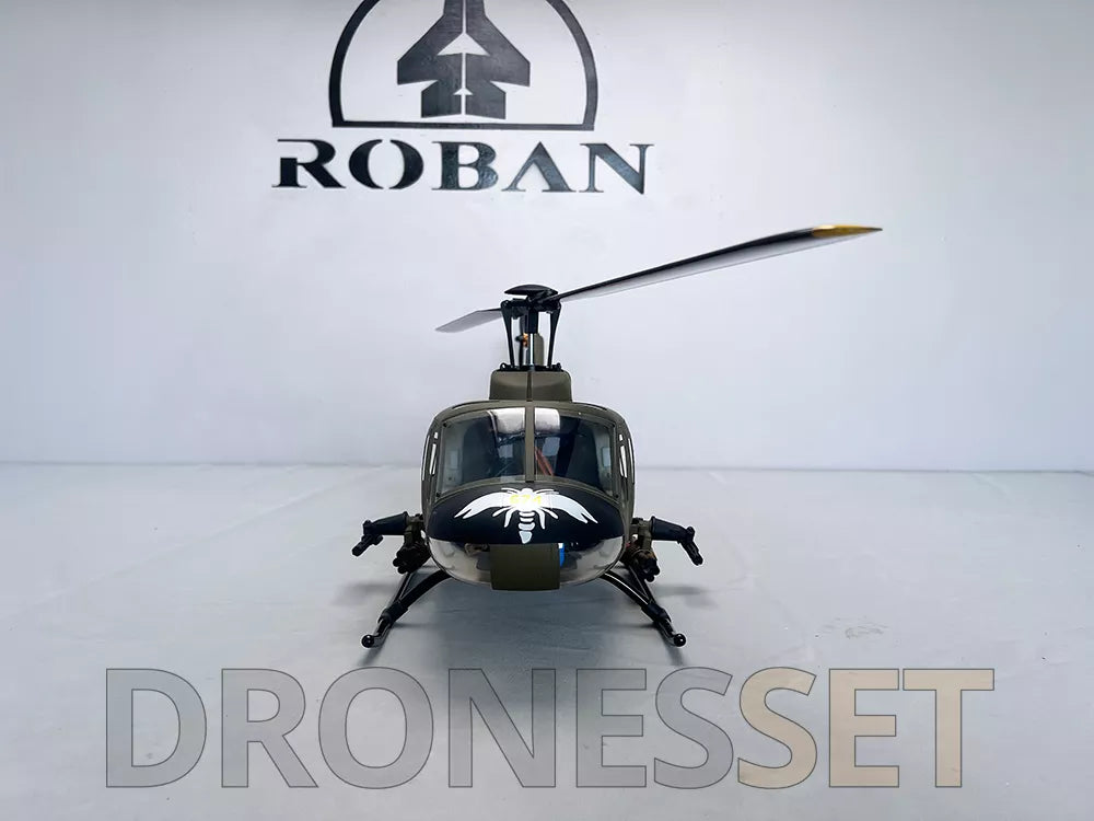 ROBAN 470 Class UH-1D RC Helicopter GPS X2 Flight Control System LED Lighting System PNP/RTF Version Helicopter