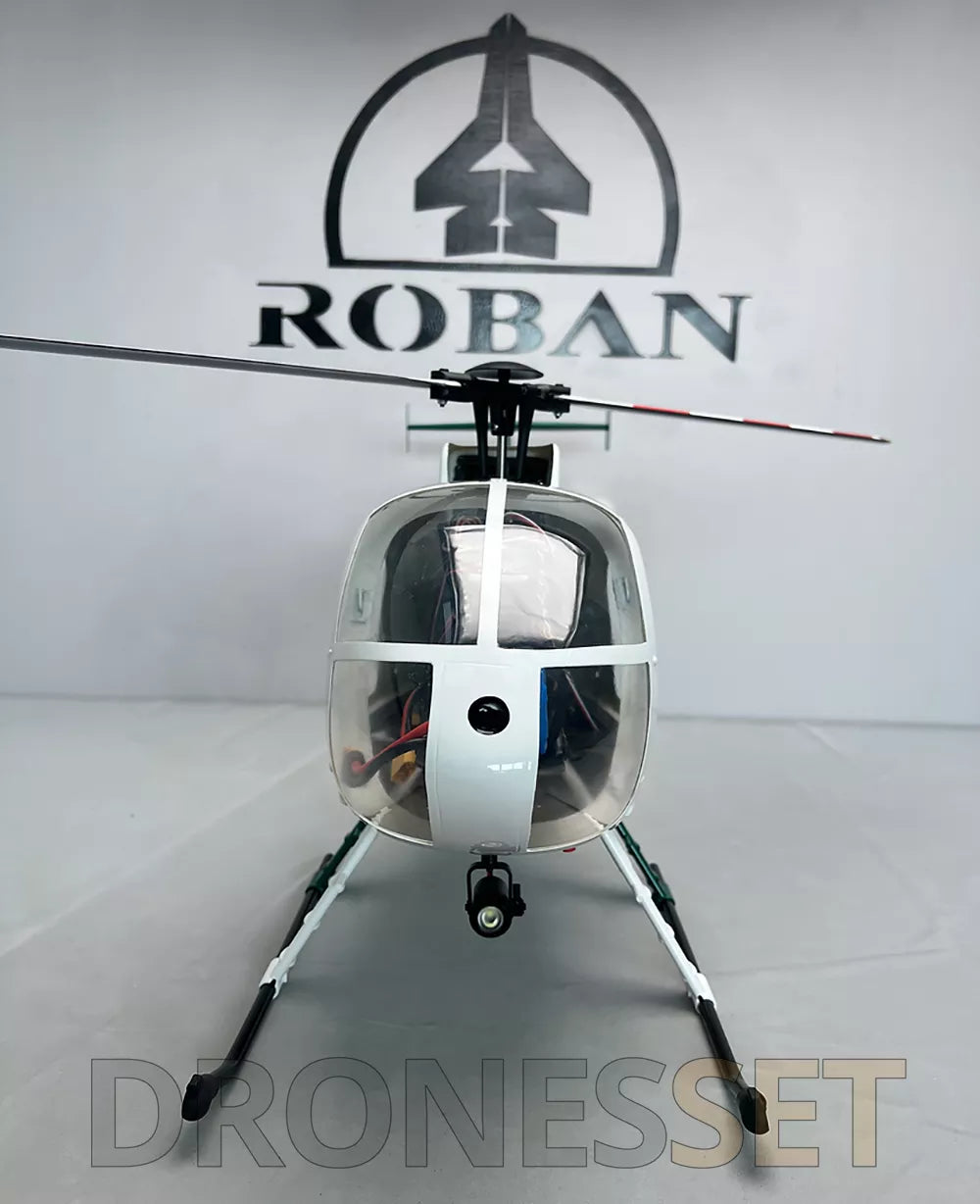 ROBAN 470 Class MD-500E Bird Helicopter GPS X2 Flight Control System LED Lighting System PNP/RTF Version RC Helicopter