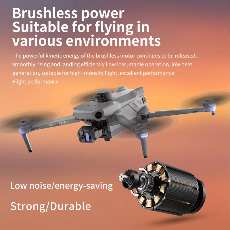 SMRC P7 MAX V2 Upgraded 8K Drone 3-Axis Gimbal Intelligent Obstacle Avoidance 5G GPS Large size Quadcopter with Screen Remote Control