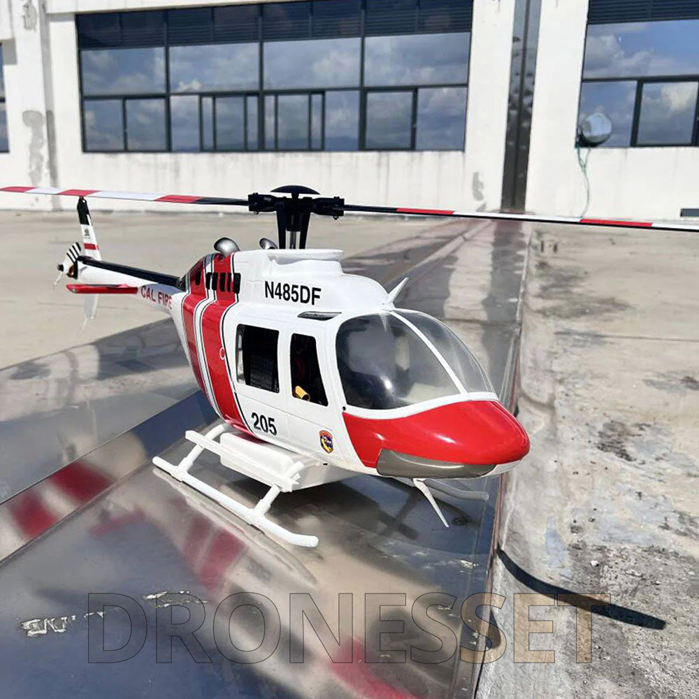 ROBAN 470 Class Bell-206 RC Helicopter GPS Mode PNP/RTF Version LED Lighting System with Water Tank
