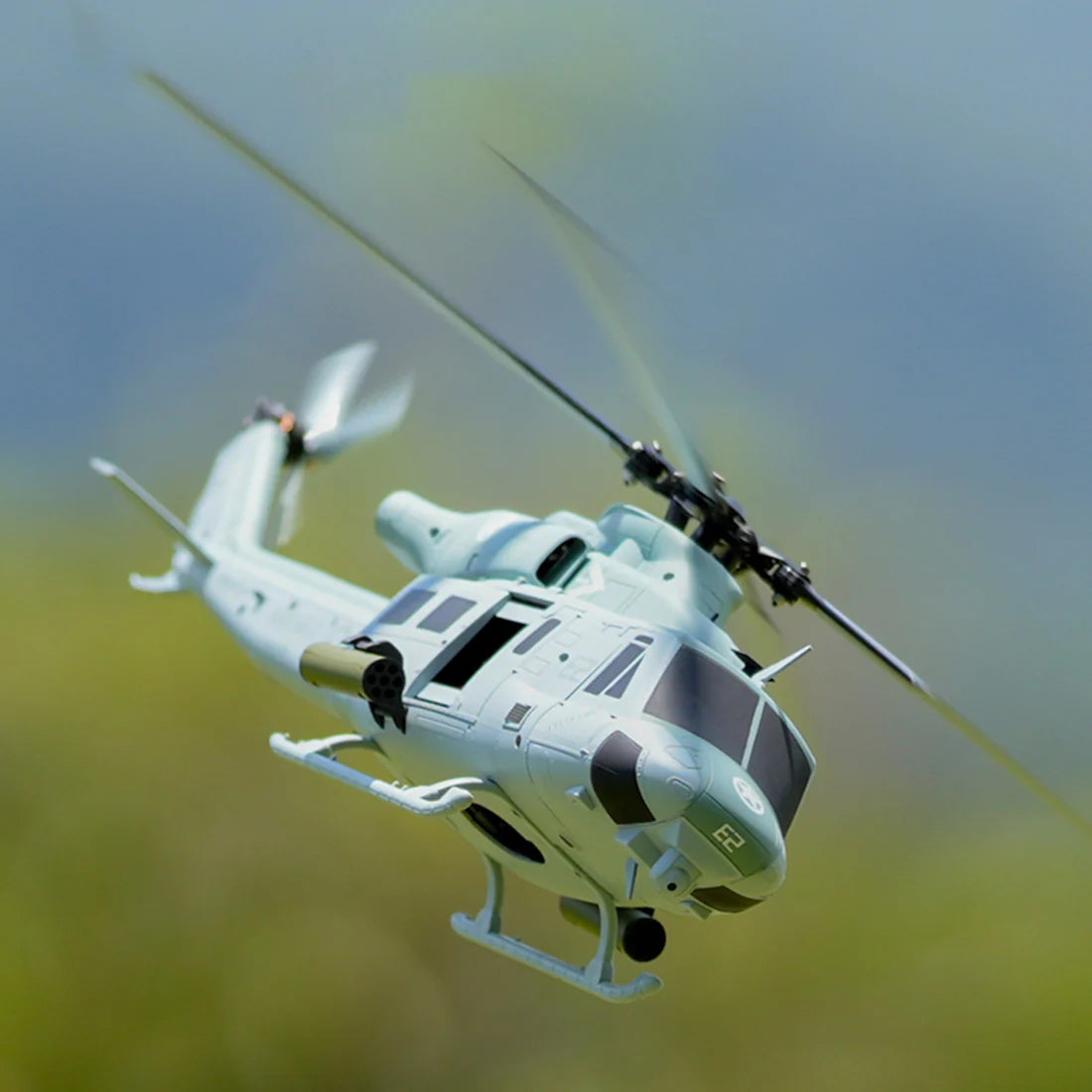 GOOSKY E2 UH-1Y Venom 1:35 Scale 2.4G 6CH Dual Brushless Direct Drive Motor RC Helicopter BNF / RTF with GTS Flight Control System