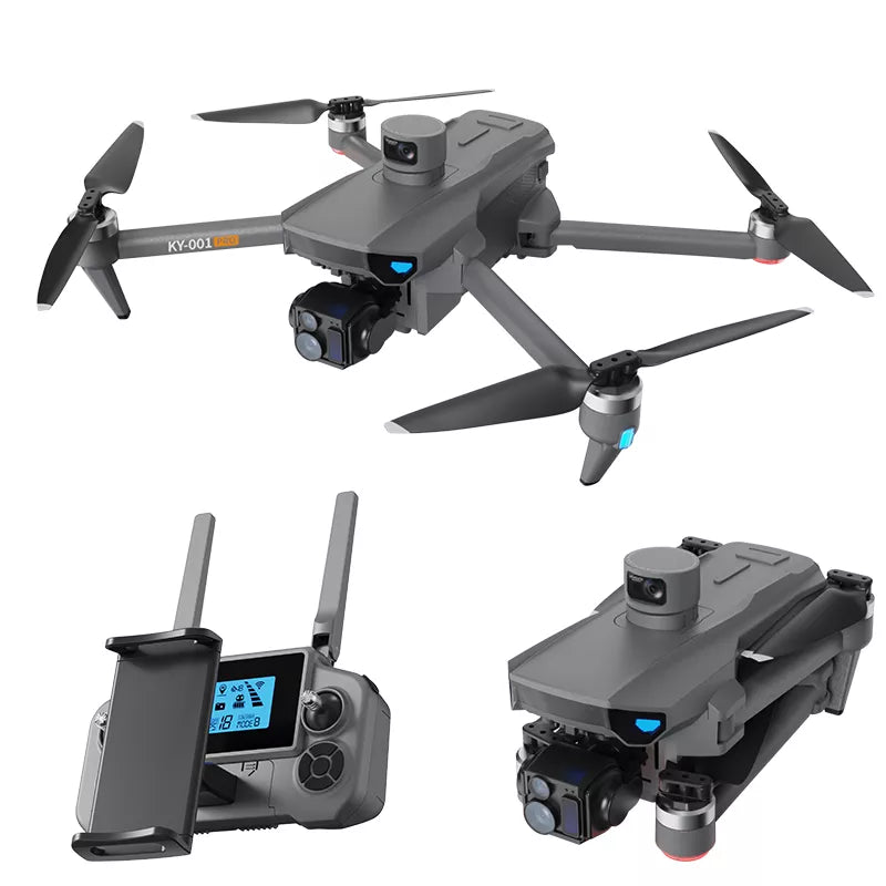 KY001 PRO 8K Drone 3-Axis Gimbal Intelligent Obstacle Avoidance 5G GPS Large size Quadcopter with Screen Remote Control