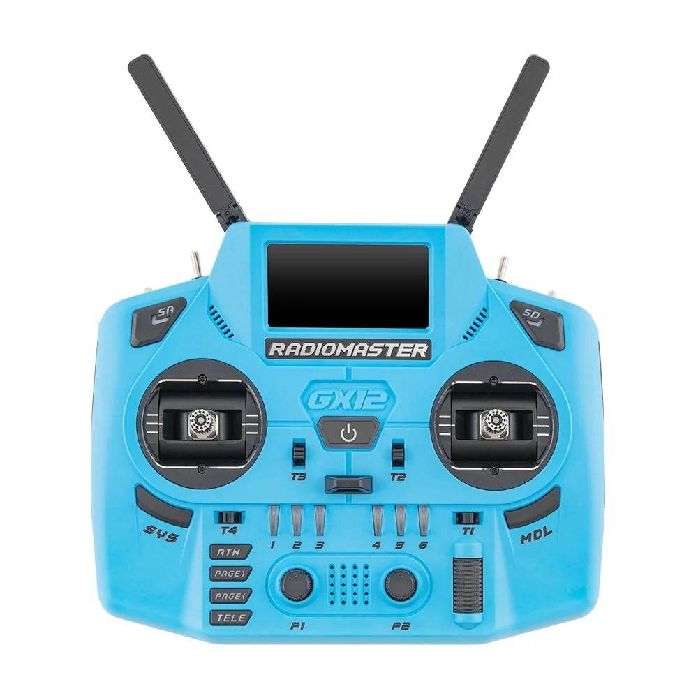 Radiomaster GX12 Crush 1000HZ 3D Digital CNC Hall Gimbal Dual Band Antenna Gemini XROSSBAND EXpressLRS Dopamine Radio Controller