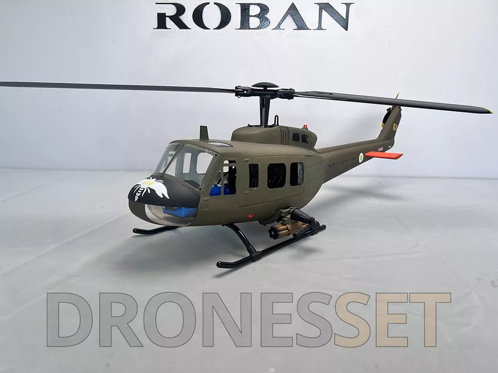 ROBAN 470 Class UH-1D RC Helicopter GPS X2 Flight Control System LED Lighting System PNP/RTF Version Helicopter
