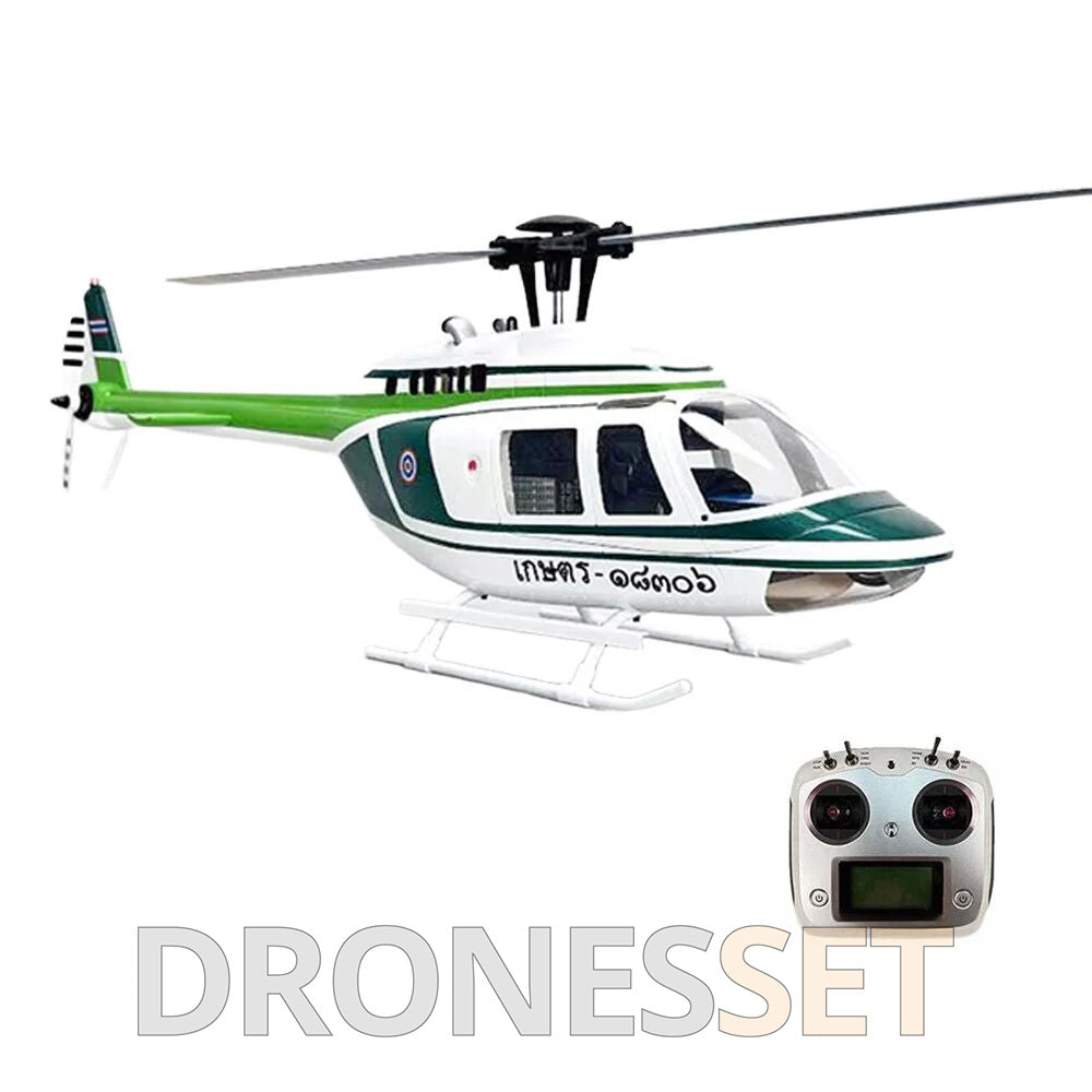 ROBAN Bell-206 450 Class RC Helicopter 2.4G 11CH GPS Stabilized Scale Flybarless PNP/RTF With X1 Flight Controller