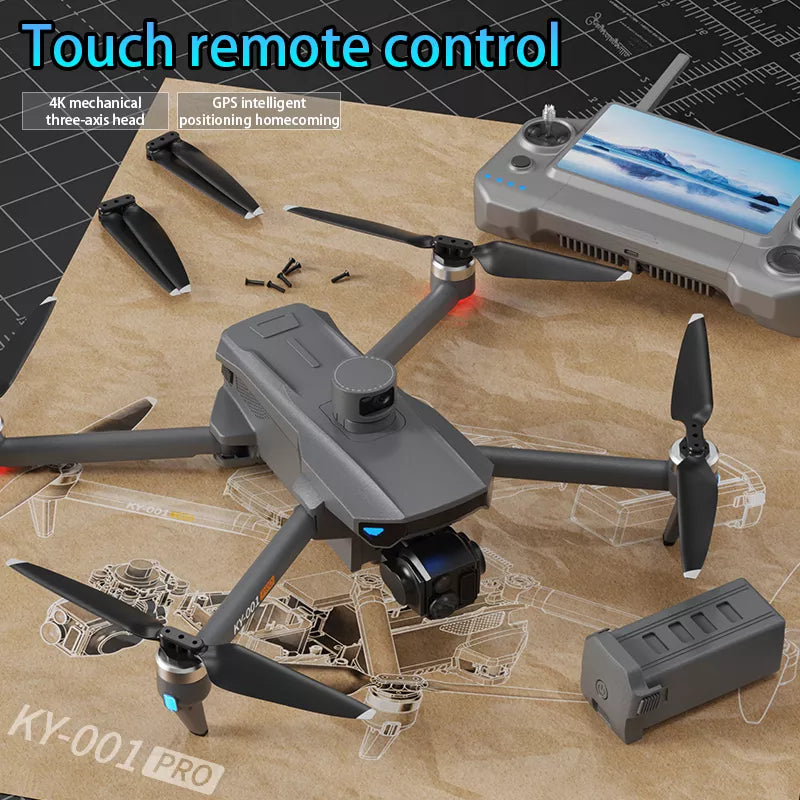 KY001 PRO 8K Drone 3-Axis Gimbal Intelligent Obstacle Avoidance 5G GPS Large size Quadcopter with Screen Remote Control