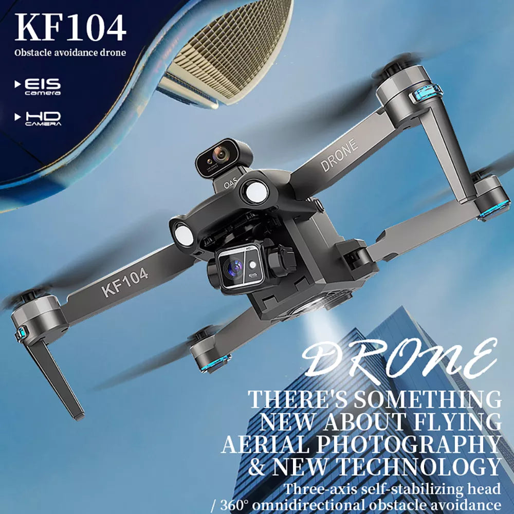 KF104 MAX 8K Drone 3-Axis Gimbal EIS Camera Intelligent Obstacle Avoidance 5G GPS Quadcopter with Screen Remote control