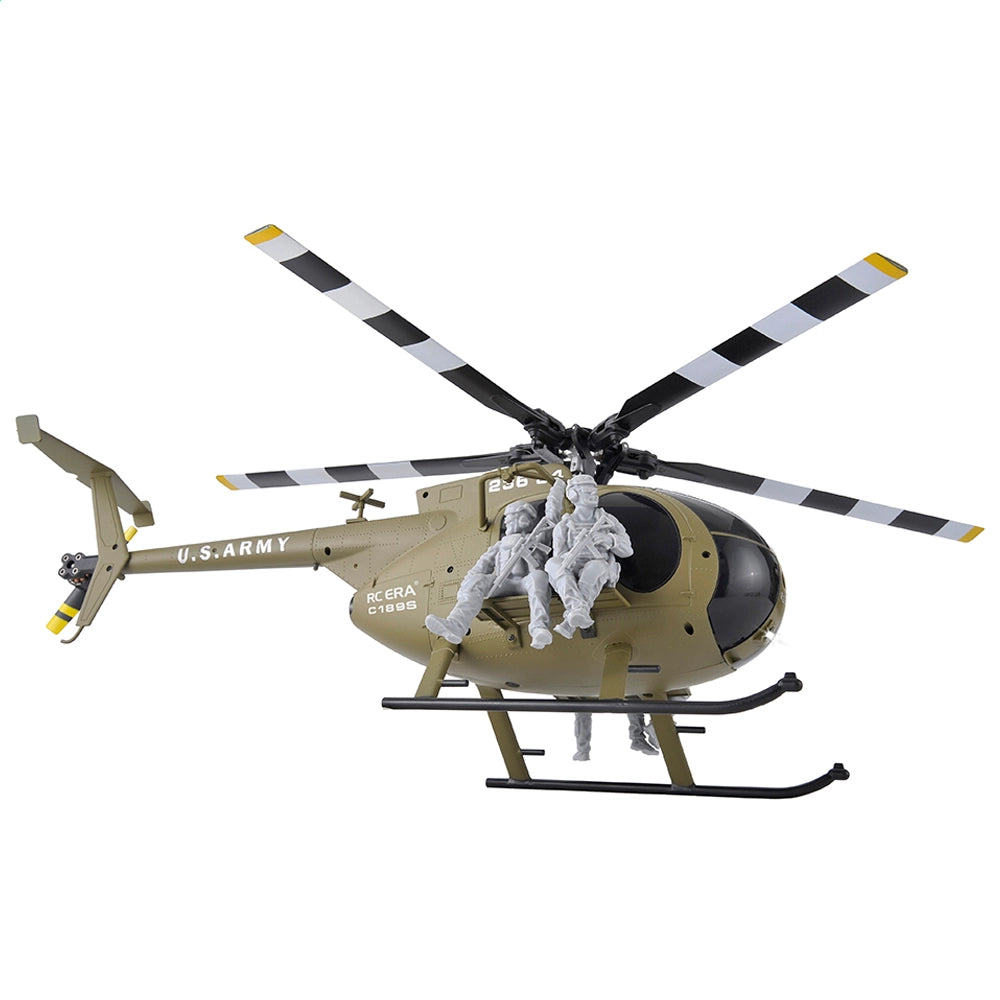 RCERA C189S MD500 Bird RC Helicopter 1:28 Dual Brushless Pneumatic High Optical Flow Positioning Helicopter