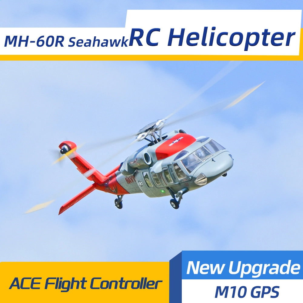 FLYWING MH-60R 470L Scale Jayhawk RC Helicopter GPS ACE Flight Controller RTF Helicopter