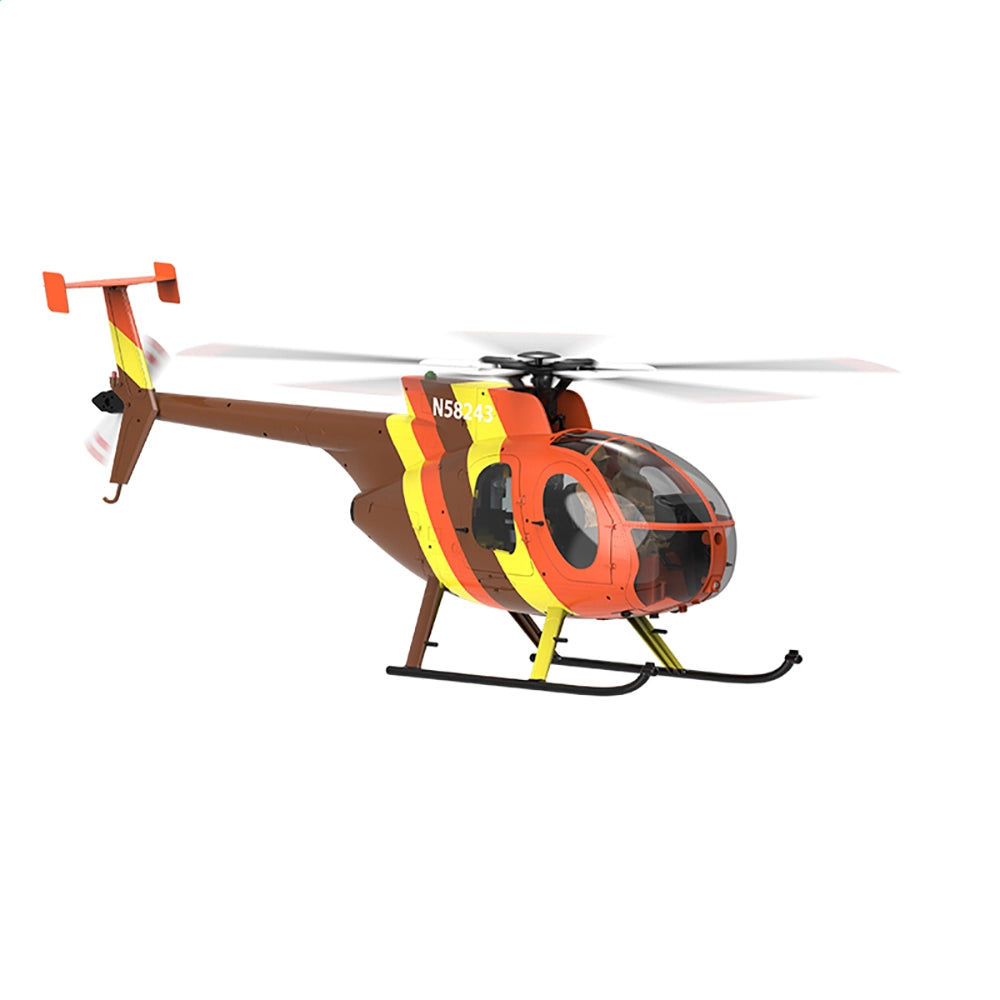 YUXIANG F118S MH-6 Little Bird 250-Class 1/16 Scale FPV 5-Blade Flybarless GPS RTF RC Military Helicopter
