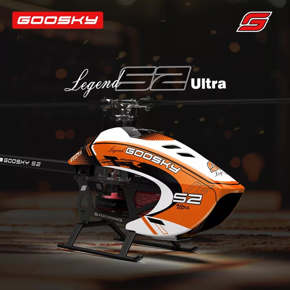 GOOSKY S2 Ultra RC Helicopte 3D Aerobatic Dual Brushless Direct Drive BNF Rotorflight Flight Control System