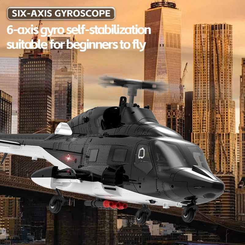 YUXIANG F02 Airwolf RC Helicopter Auto Stabilized  6CH 6-Axis Gyro Stabilization Optical Flow Positioning Helicopter