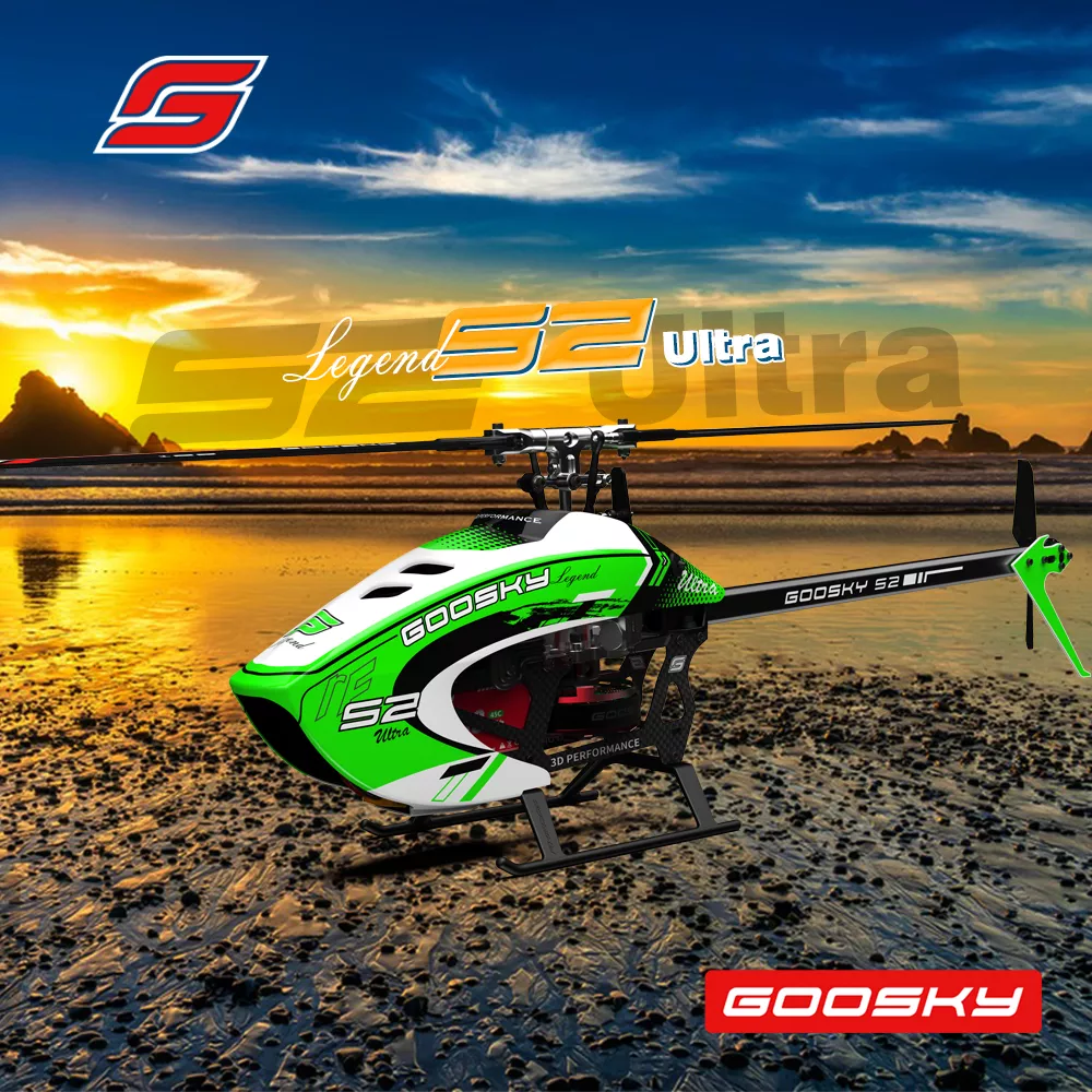 GOOSKY S2 Ultra RC Helicopte 3D Aerobatic Dual Brushless Direct Drive BNF Rotorflight Flight Control System