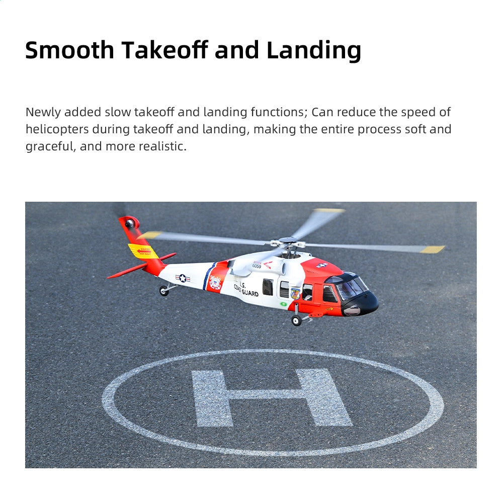 FLYWING MH-60T 470L Scale Jayhawk RC Helicopter GPS ACE Flight Controller RTF Helicopter