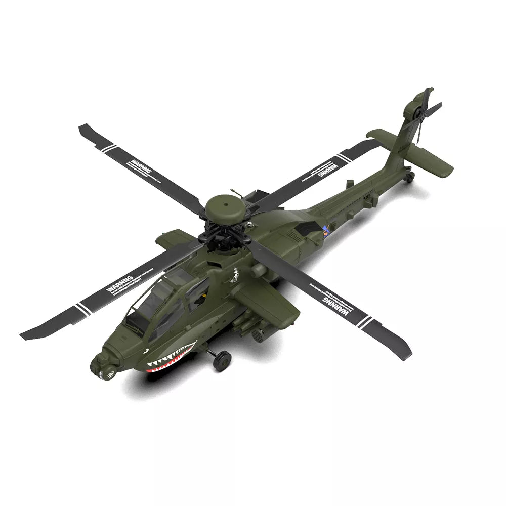 YUXIANG Apache Helicopter AH 64D F11 Futaba S FHSS Protocol 2.4G 6 Channel Brushless 3D Stunt 1 32 Scale Flybarless Simulation Helicopter